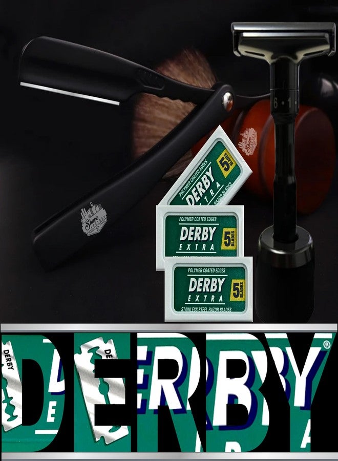 Derby 5 Derby Extra Professional Double Edge Razor Blades for straight razor - Image 3